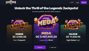 Legendz Casino - Jackpots