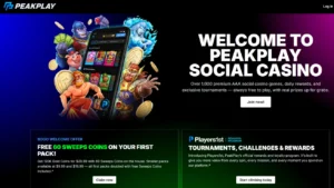 PeakPlay Casino - Homepage