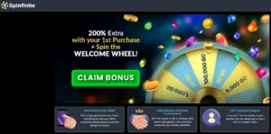 Spinfinite Casino - Homepage