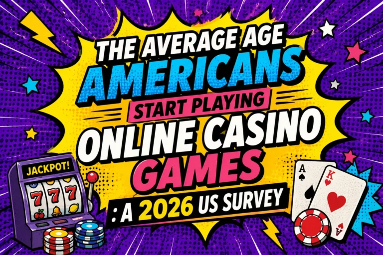 The Average Age Americans Start Playing Online Casino Games : A 2026 US Survey